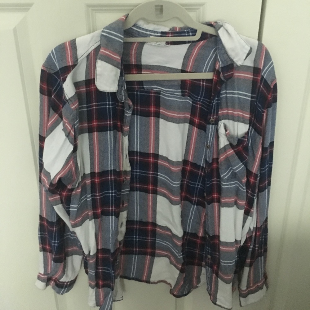Garage over sized flannel